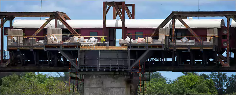 Kruger Shalati - The Train on the Bridge