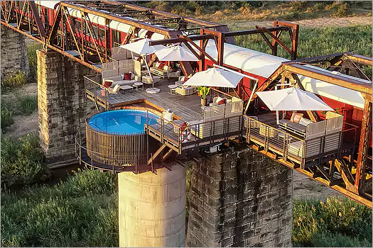 Kruger Shalati - The Train on the Bridge